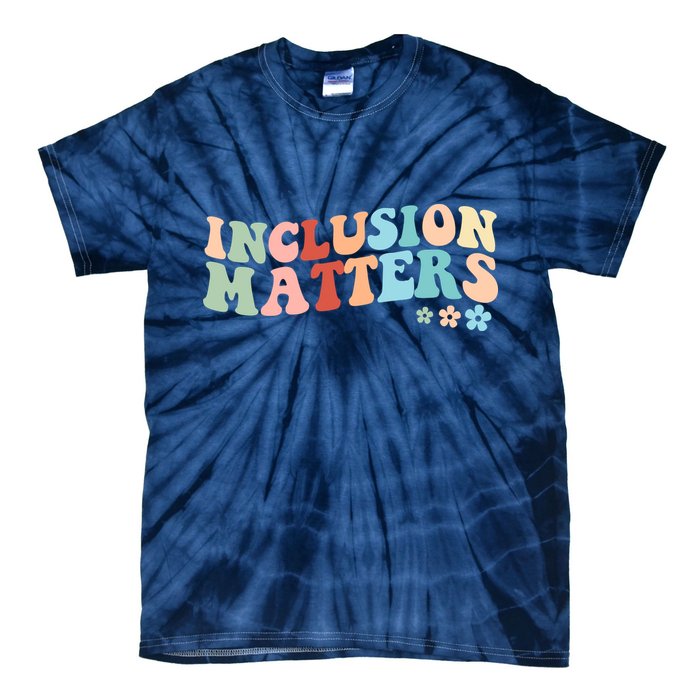 Inclusion Matters Floral Love Acceptance Tie-Dye T-Shirt