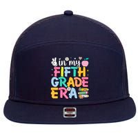 In My Fifth Grade Era 5th Grade For Teacher Girl & Boy 7 Panel Mesh Trucker Snapback Hat