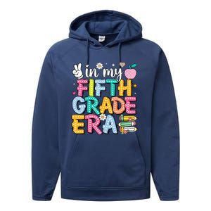 In My Fifth Grade Era 5th Grade For Teacher Girl & Boy Performance Fleece Hoodie