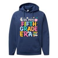 In My Fifth Grade Era 5th Grade For Teacher Girl & Boy Performance Fleece Hoodie