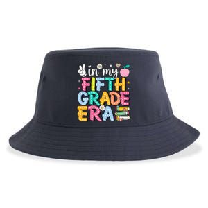 In My Fifth Grade Era 5th Grade For Teacher Girl & Boy Sustainable Bucket Hat