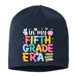 In My Fifth Grade Era 5th Grade For Teacher Girl & Boy Sustainable Beanie