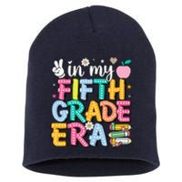 In My Fifth Grade Era 5th Grade For Teacher Girl & Boy Short Acrylic Beanie