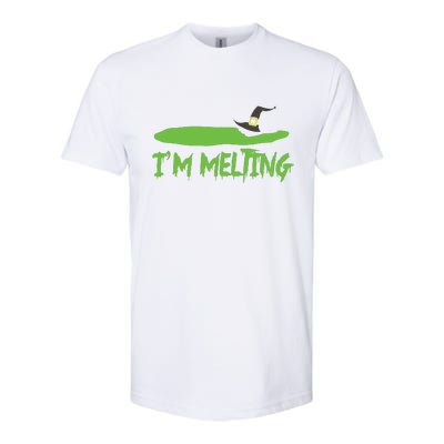 Im Melting Funny Halloween Softstyle CVC T-Shirt