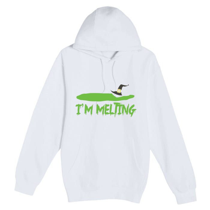 Im Melting Funny Halloween Premium Pullover Hoodie