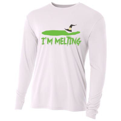 Im Melting Funny Halloween Cooling Performance Long Sleeve Crew