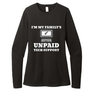 IM My FamilyS Unpaid Tech Support Funny Computer Womens CVC Long Sleeve Shirt