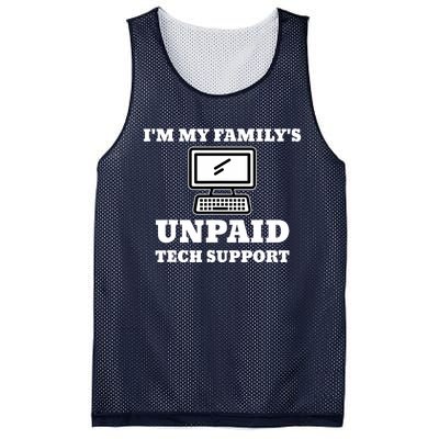 IM My FamilyS Unpaid Tech Support Funny Computer Mesh Reversible Basketball Jersey Tank