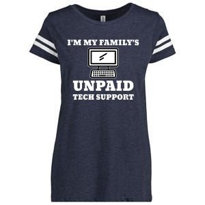 IM My FamilyS Unpaid Tech Support Funny Computer Enza Ladies Jersey Football T-Shirt