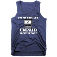 IM My FamilyS Unpaid Tech Support Funny Computer Tank Top