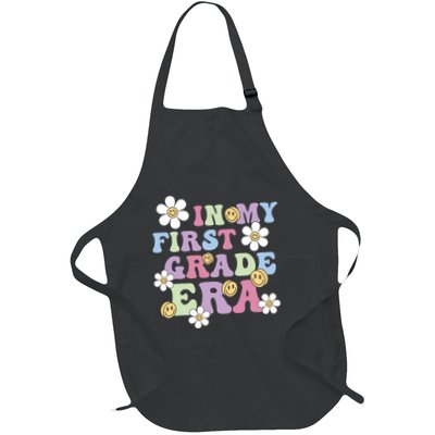 In My First Grade Era Back To School 1st Teacher Groovy Apron