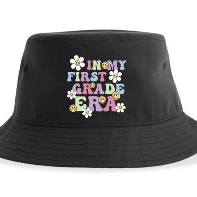 In My First Grade Era Back To School 1st Teacher Groovy Sustainable Bucket Hat