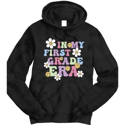 In My First Grade Era Back To School 1st Teacher Groovy Tie Dye Hoodie