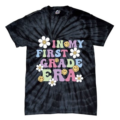 In My First Grade Era Back To School 1st Teacher Groovy Tie-Dye T-Shirt