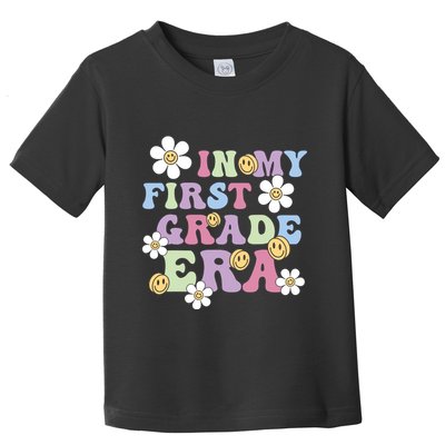 In My First Grade Era Back To School 1st Teacher Groovy Toddler T-Shirt