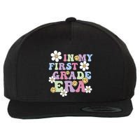 In My First Grade Era Back To School 1st Teacher Groovy Wool Snapback Cap