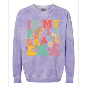 In My Fifth Grade Era First Day Of School Colorblast Crewneck Sweatshirt