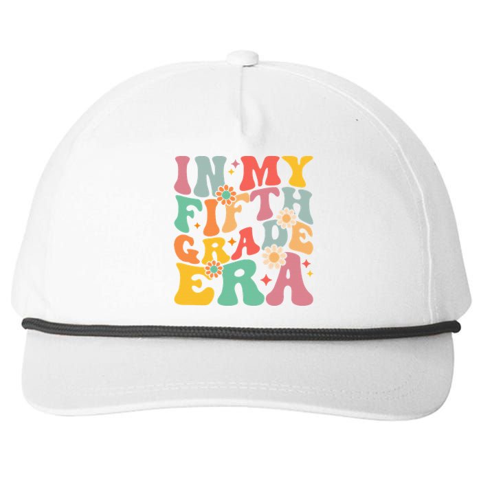 In My Fifth Grade Era First Day Of School Snapback Five-Panel Rope Hat