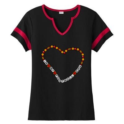 In My Football Era Friendship Bracelet Ladies Halftime Notch Neck Tee