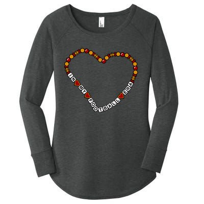 In My Football Era Friendship Bracelet Women's Perfect Tri Tunic Long Sleeve Shirt