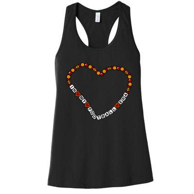 In My Football Era Friendship Bracelet Women's Racerback Tank