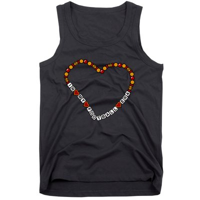 In My Football Era Friendship Bracelet Tank Top