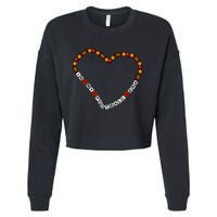 In My Football Era Friendship Bracelet Cropped Pullover Crew