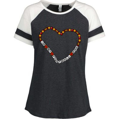 In My Football Era Friendship Bracelet Enza Ladies Jersey Colorblock Tee