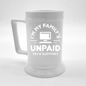 IM My FamilyS Unpaid Tech Support Funny Computer Engineer Beer Stein