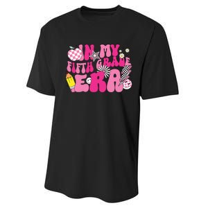 In My Fifth Grade Era Back To School 5th Grade Performance Sprint T-Shirt