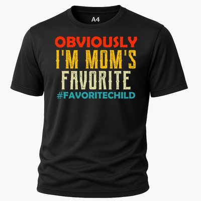 IM MomS Favorite Child Retro Son Daughter In Law Gift Idea Cooling Performance Crew T-Shirt