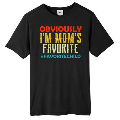 IM MomS Favorite Child Retro Son Daughter In Law Gift Idea Tall Fusion ChromaSoft Performance T-Shirt