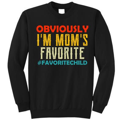 IM MomS Favorite Child Retro Son Daughter In Law Gift Idea Tall Sweatshirt