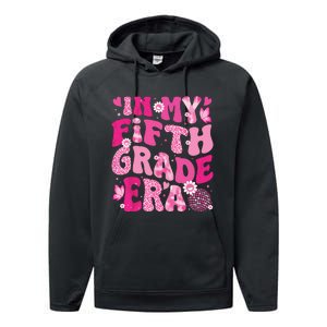 In My Fifth Grade Era Teachers Women Back To School Girl Performance Fleece Hoodie