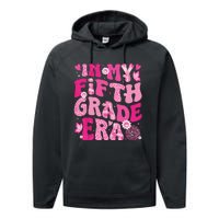 In My Fifth Grade Era Teachers Women Back To School Girl Performance Fleece Hoodie