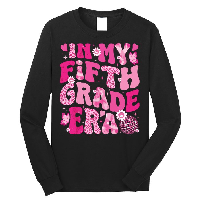 In My Fifth Grade Era Teachers Women Back To School Girl Long Sleeve Shirt