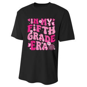 In My Fifth Grade Era Teachers Women Back To School Girl Performance Sprint T-Shirt