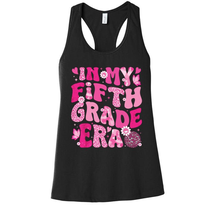 In My Fifth Grade Era Teachers Women Back To School Girl Women's Racerback Tank