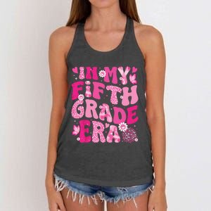 In My Fifth Grade Era Teachers Women Back To School Girl Women's Knotted Racerback Tank