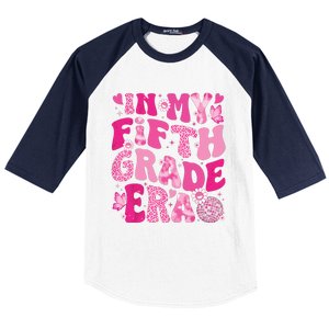 In My Fifth Grade Era Teachers Women Back To School Girl Baseball Sleeve Shirt