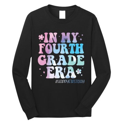 In My Fourth Grade Era Back To School 4th Grade Teacher Long Sleeve Shirt