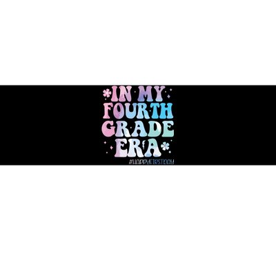 In My Fourth Grade Era Back To School 4th Grade Teacher Bumper Sticker