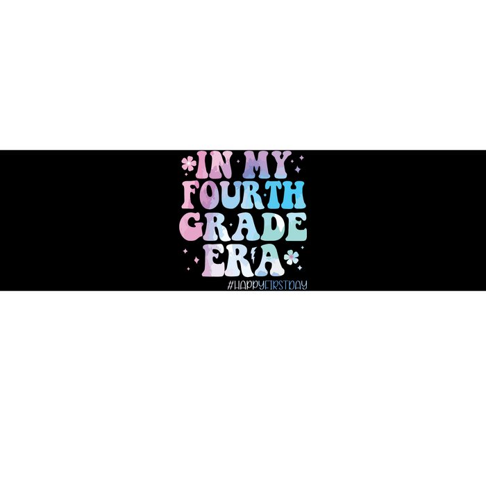 In My Fourth Grade Era Back To School 4th Grade Teacher Bumper Sticker