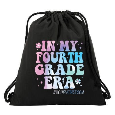 In My Fourth Grade Era Back To School 4th Grade Teacher Drawstring Bag
