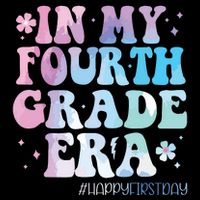 In My Fourth Grade Era Back To School 4th Grade Teacher Drawstring Bag