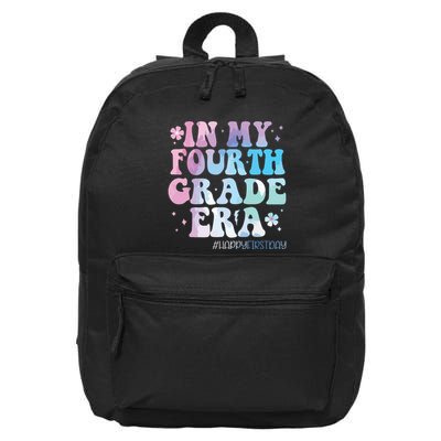 In My Fourth Grade Era Back To School 4th Grade Teacher 16 in Basic Backpack