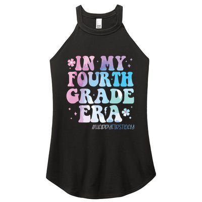 In My Fourth Grade Era Back To School 4th Grade Teacher Women's Perfect Tri Rocker Tank