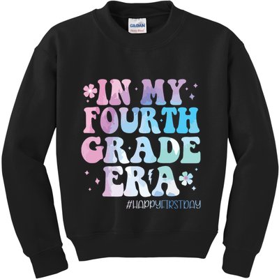 In My Fourth Grade Era Back To School 4th Grade Teacher Kids Sweatshirt