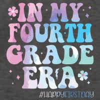 In My Fourth Grade Era Back To School 4th Grade Teacher Vector Backpack