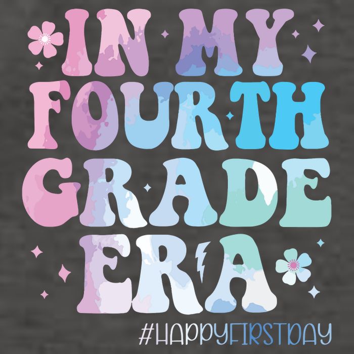 In My Fourth Grade Era Back To School 4th Grade Teacher Vector Backpack